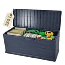 GarPet Gartenbox 350L Wetterfest Anthrazit Kunststoff Bild 2