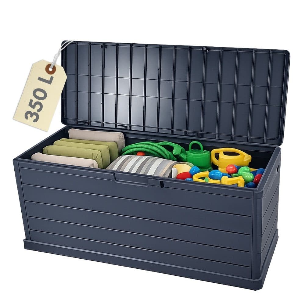 GarPet Gartenbox 350L Wetterfest Anthrazit Kunststoff - Bild 2