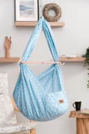 TeppichHome24 Federwiege BT002 Sternblau mit Wiegensack Bild 2