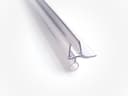 Kristhal Duschdichtung unten transparent 100 cm mit Abtropfleiste Bild 2