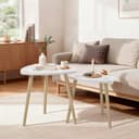 Vicco Couchtisch Twino Weiß/Sonoma 2er Set Bild 2