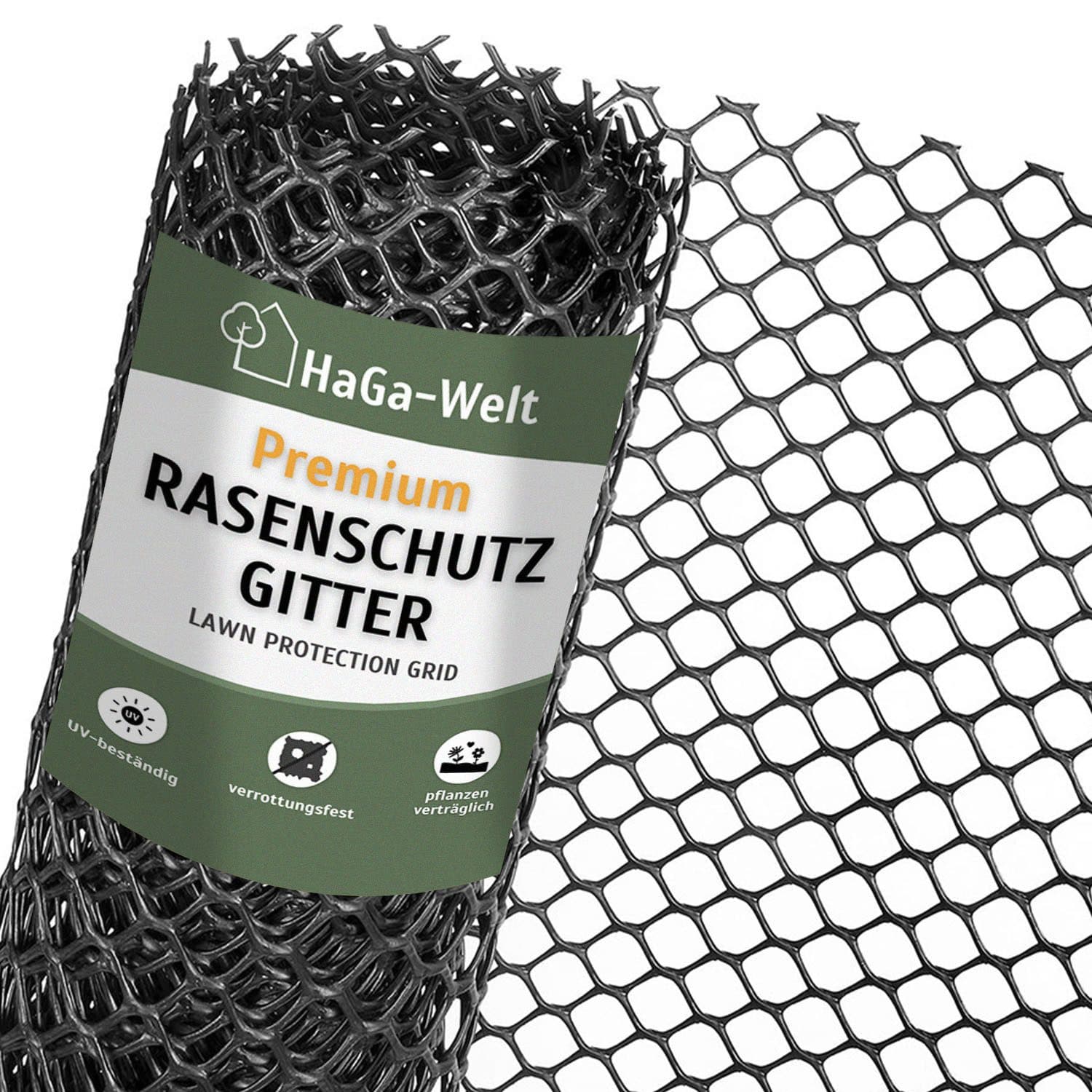 HaGa Rasenschutzgitter Grün 1,3m Breite - Bild 2