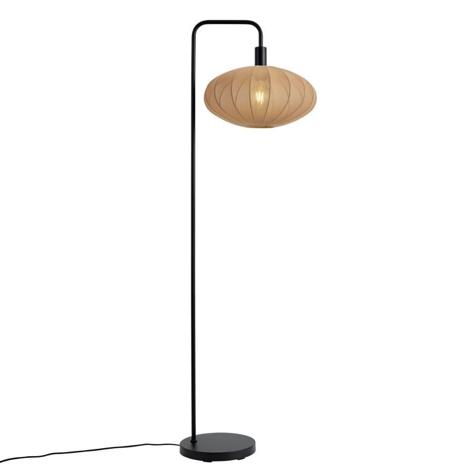 Qazqa Stehlampe Bida, Schwarz, Japandi, Stahl, 1-flammig - Bild 2