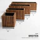 Mega-Holz Pflanzkübel TAVO73 Kiefer Blumenkasten Bild 2
