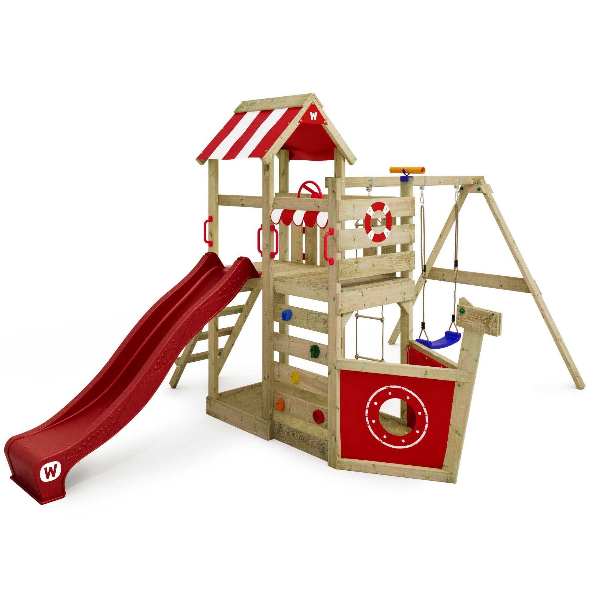 Wickey Spielturm SeaFlyer Maritim Kinderkletterturm Schiffsoptik - Bild 2