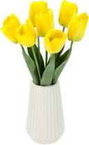 Kunstblume Real-Touch-Tulpen, I.GE.A., Höhe 33 cm, Vase aus Keramik Bild 2