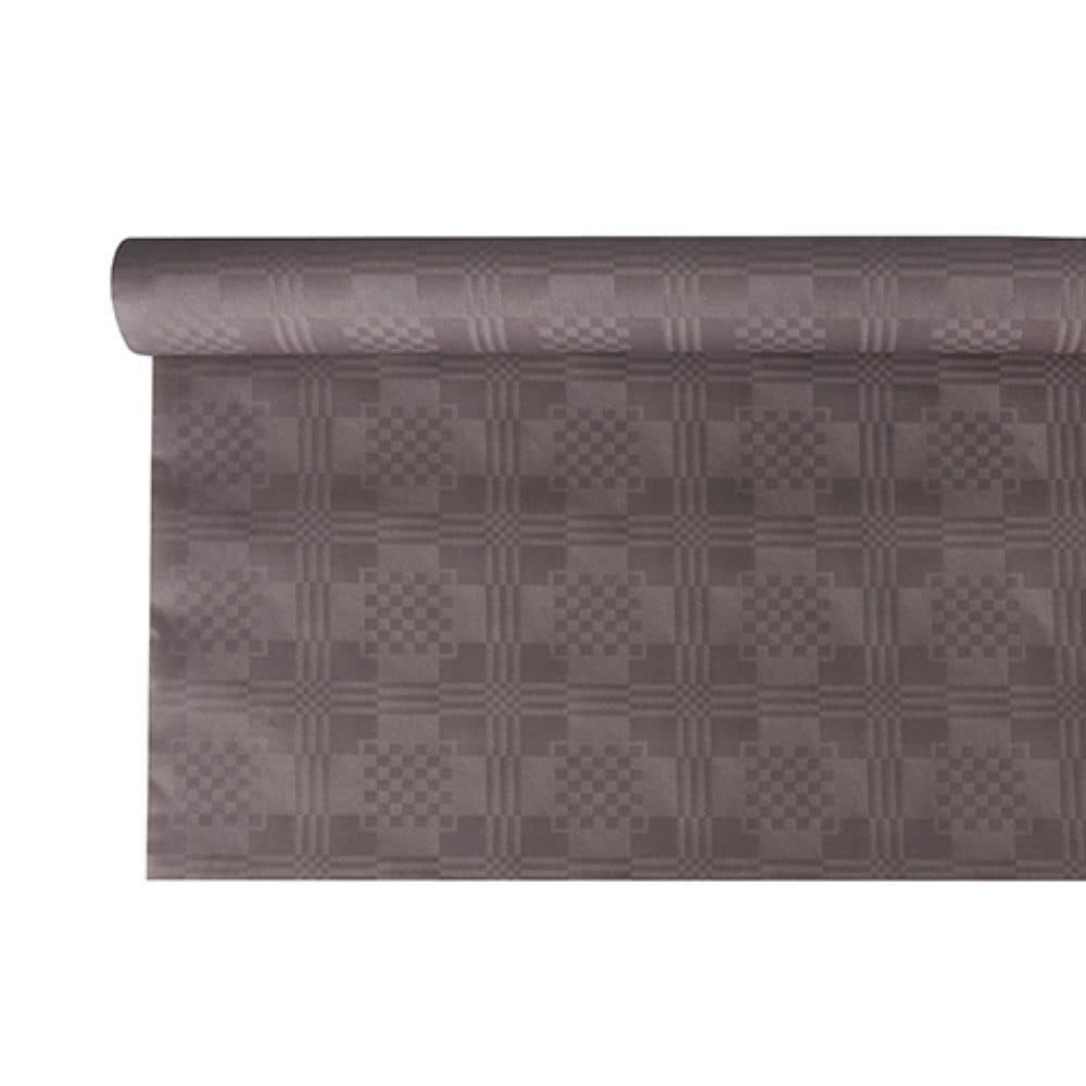 PAPSTAR Tischdecke Papiertischtuch Damastprägung 6 m x 1,2 m Grau