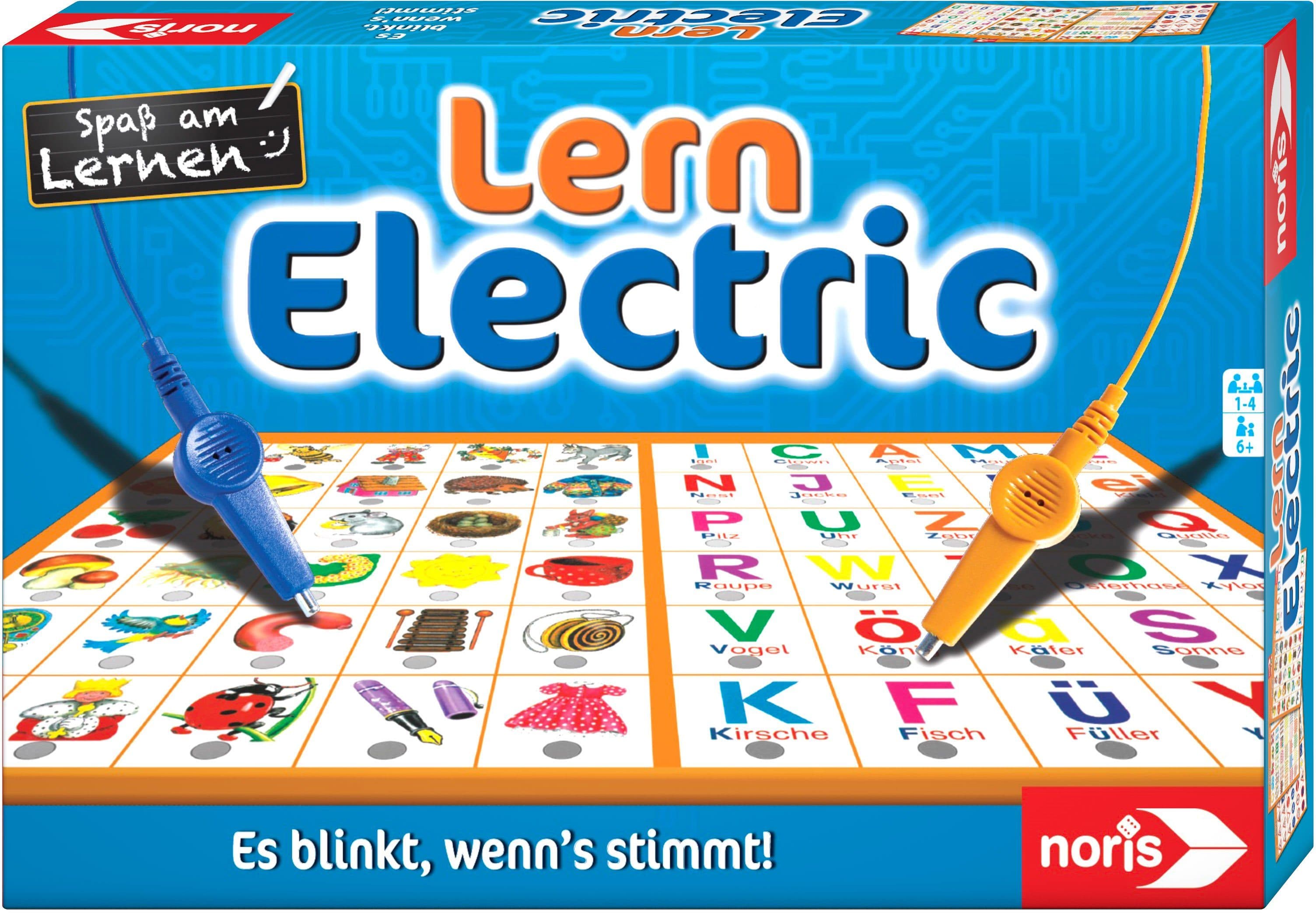 Noris Spiel Lern-Electric Elektronisches Lernspiel Bunt 12 Tafeln - Bild 2