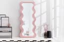 riess-ambiente Wandspiegel CURVY Rosa Wellen-Design Bild 2