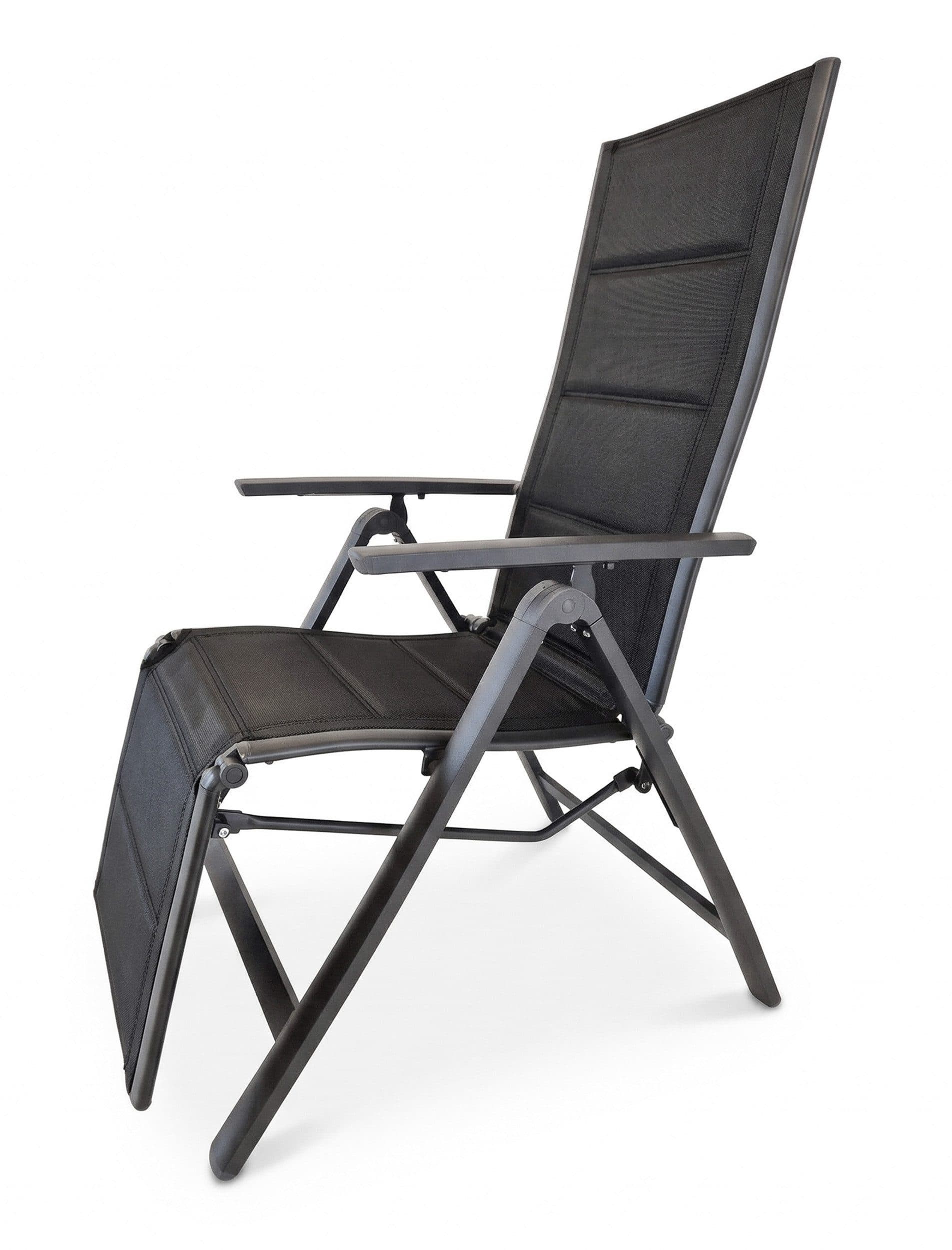 LEX Venezia Relaxsessel Aluminium Anthrazit 6-fach verstellbar - Bild 2