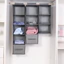 Jibenhome Hängeregal Organizer Grau 3/4/5 Lagen Faltbar Bild 2