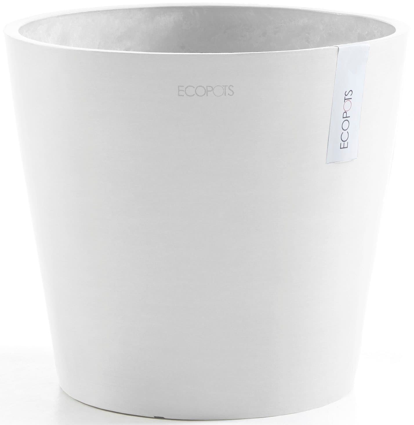 ECOPOTS Blumentopf Amsterdam 30 Weiß Frostsicher - Bild 2