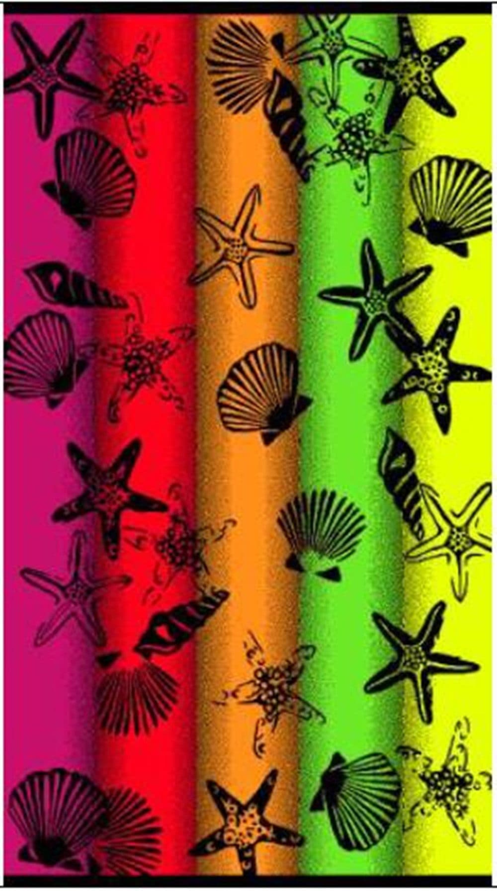 Casa Colori Strandtuch Sommer Bunt Frottier 100% Baumwolle
