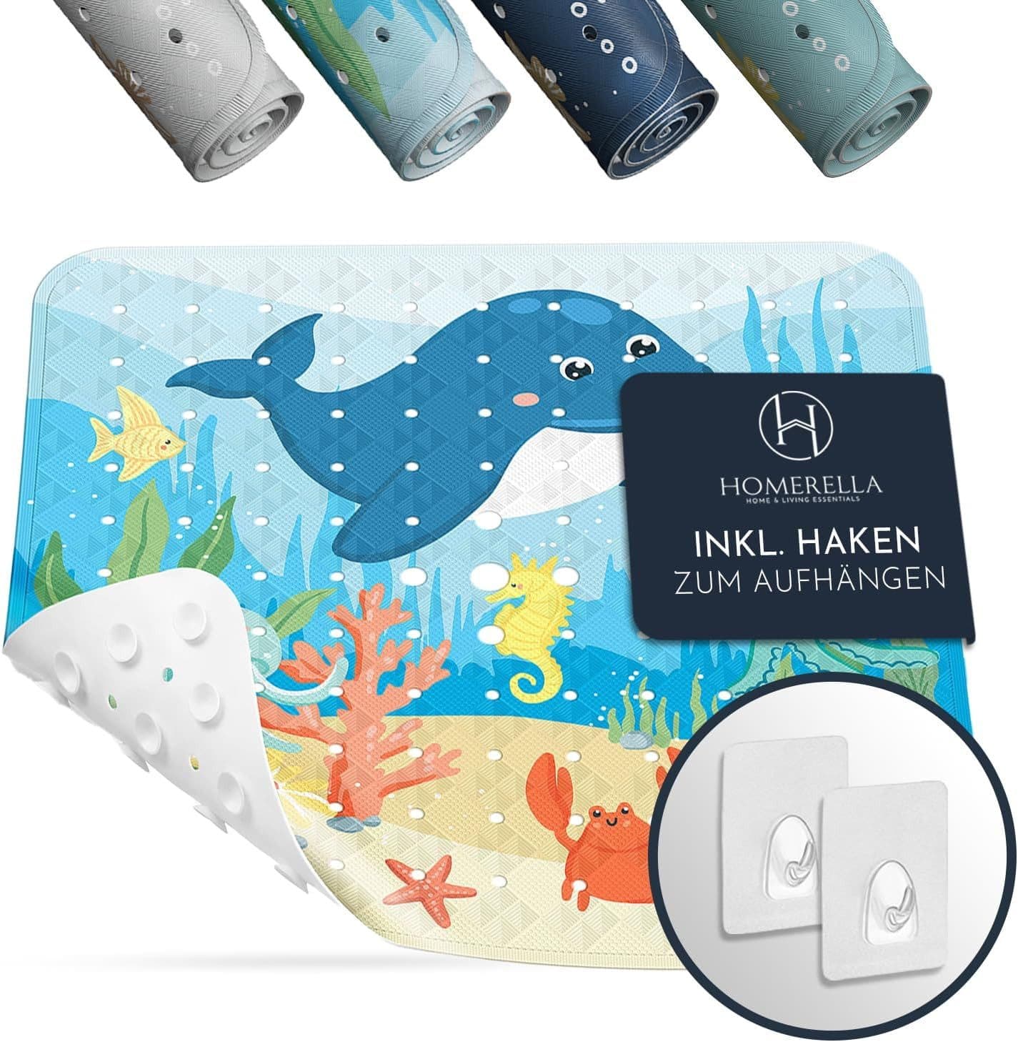 Homerella Duschmatte rutschfest Kinder BPA-frei mit Haken - Bild 2