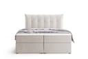 Labett Boxspringbett mit Bettkasten & Topper Beige Bild 2