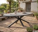 Gardissimo Gartentisch Armati Oval Dunkel Aluminium Bild 2