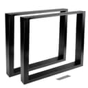 Köhko Tischgestell 2er Set Edelstahl 70 cm Höhe Bild 2