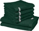 ROSS Handtuch Set Sinfonie 6-tlg. Dunkelgrün Frottier 100% Baumwolle Bild 2