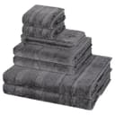 Cawö Handtuch Set Noblesse 8-tlg. Anthrazit Baumwolle Bild 2
