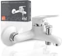 Eisl Wannenarmatur SPEED Mischbatterie Badewanne Weiß/Chrom Bild 2