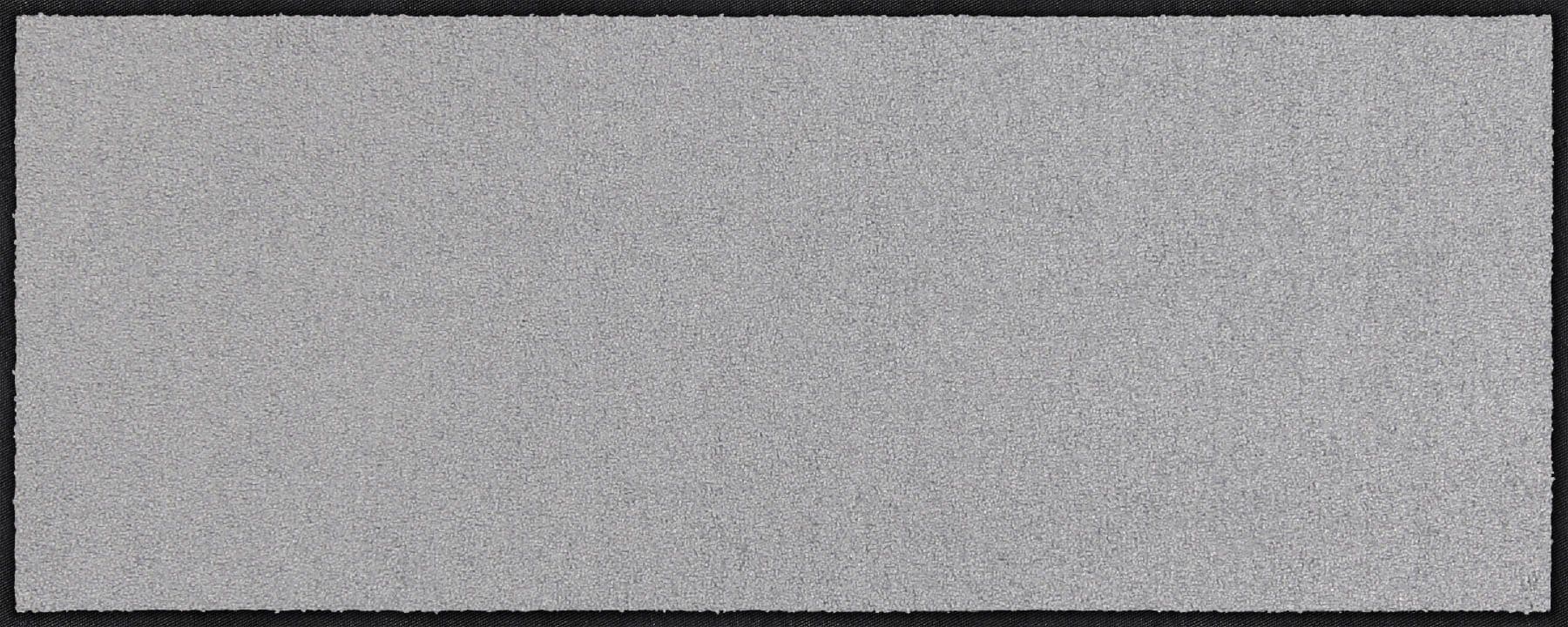 Salonloewe Läufer klein 40x100 cm Silbergrau Polyamid
