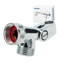 tecuro Brausehalter Gelenkstück Aufnahme für Brausestangen und Schläuche silber Bild 2