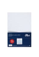 Alvi® Spannbettlaken 2er-Pack Baumwolle Weiß/Grau Silber Bild 2