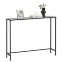 VASAGLE Konsolentisch Beistelltisch Hartglas Moderner Sofatisch Flur Bild 2