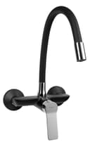Aqualine Küchenarmatur SINTRA Wandarmatur Schwarz/Chrom Flexi-Auslauf Bild 2