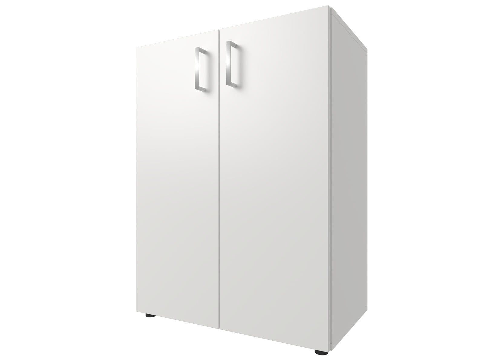 möbelando Aktenschrank Trio 2 Weiß 2 Holztüren höhenverstellbarer Boden - Bild 2