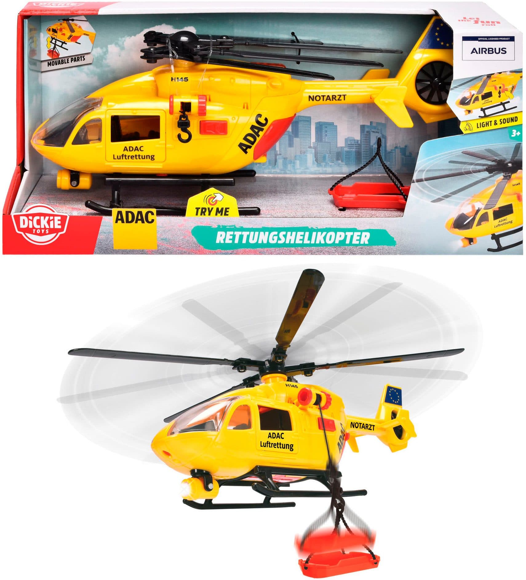 Dickie Toys ADAC Rettungshelikopter mit Licht und Sound - Bild 2