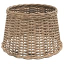 vidaXL Lampenschirm Braun Ø45x28 cm Korbweide Bild 2