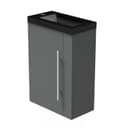 duschspa Waschtisch 45 cm mit Unterschrank, Anthrazit Schwarz Bild 2