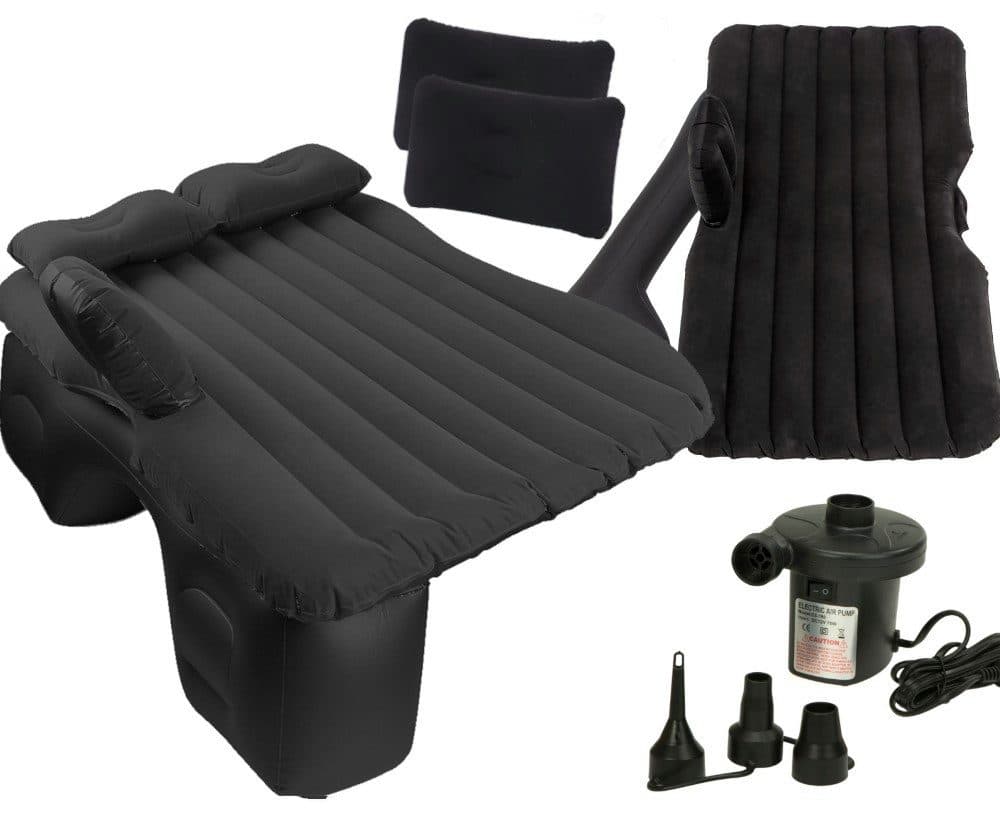 Ikonka Luftmatratze AutoComfort Schwarz Aufblasbare Matratze für Auto - Bild 2