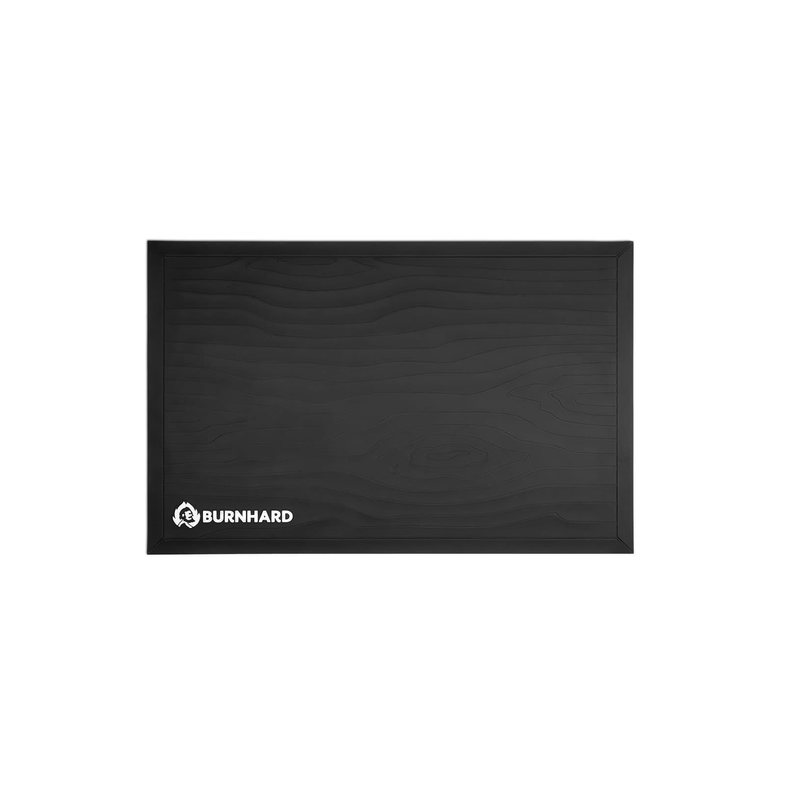 BURNHARD® Bodenschutzmatte Grillunterlage Schwarz - Bild 2