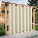 BTTO V&G Winddichter Outdoor-Vorhang Beige Blackout Bild 2