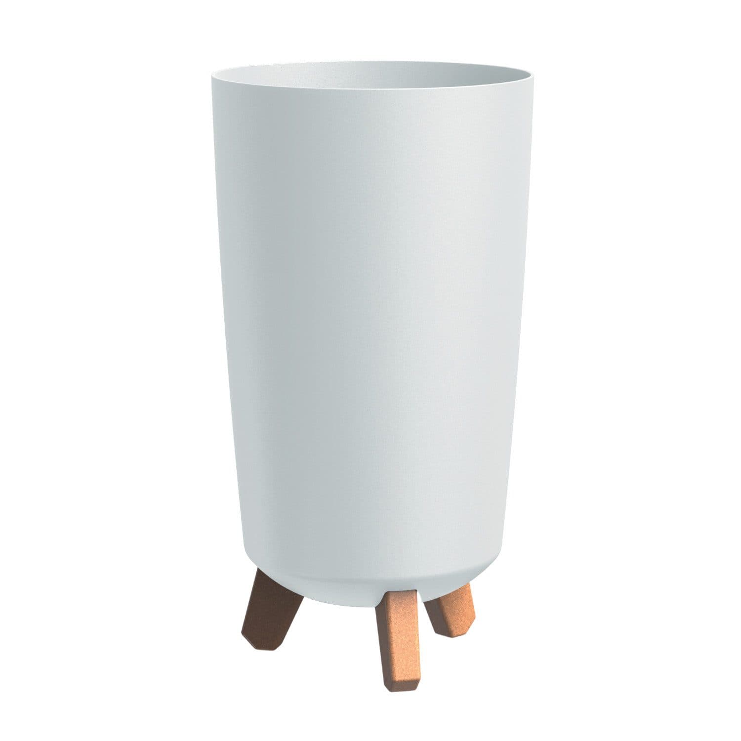Prosperplast Gracia Tubus Slim Blumentopf auf Beinen 36,5 cm Weiß - Bild 2