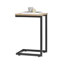 SoBuy Beistelltisch FBT87/44 C-Form Metall Holzwerkstoff Gold Grau Bild 2