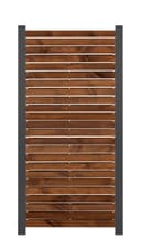 GartenLand Zaun Craftwood Kiefer Rhombus Braun Bild 2