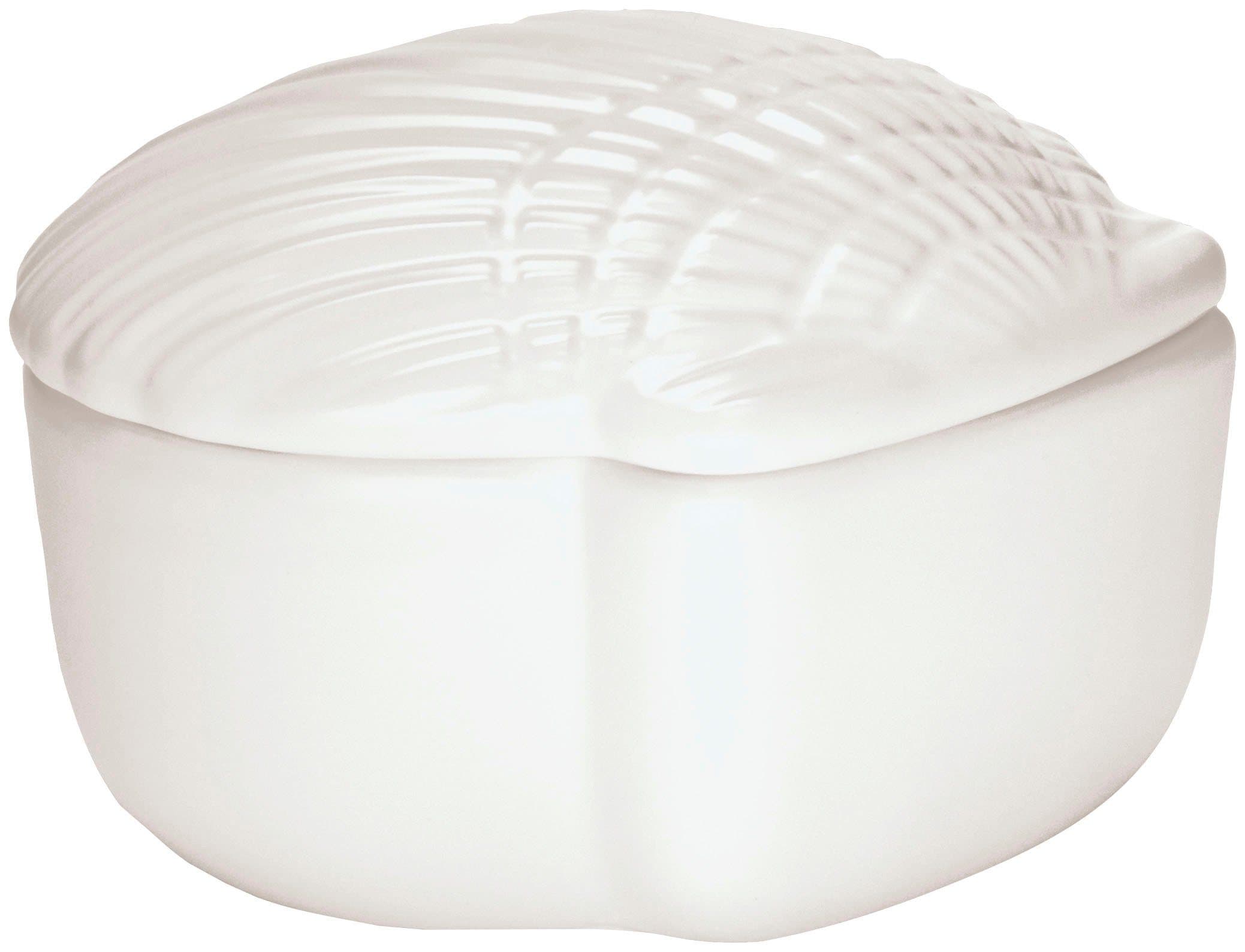 Kleine Wolke Aufbewahrungsdose Concha Weiß Stein 2er Set