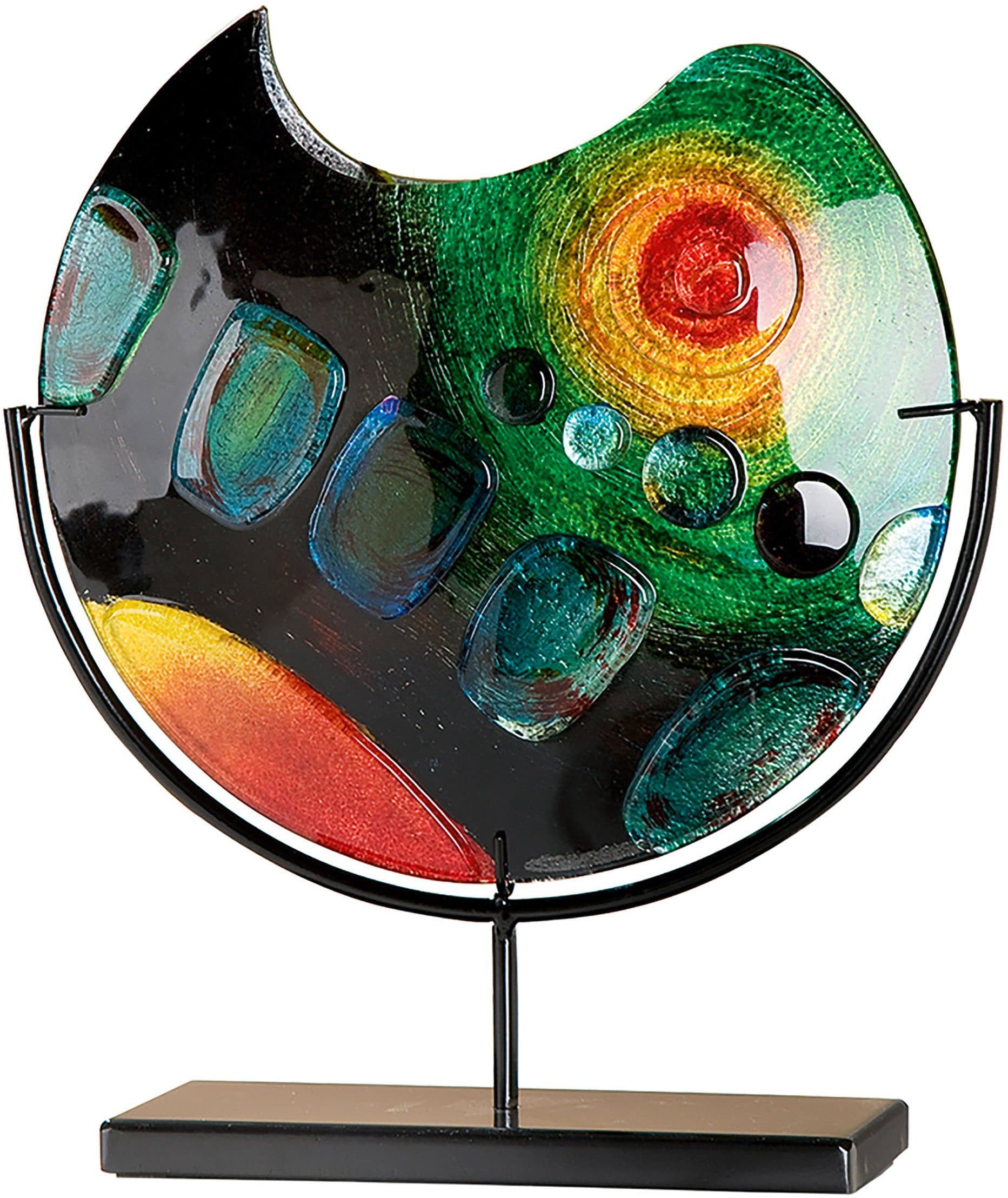 Dekovase GILDE GLAS ART Sunrise - Bunte Glasvase 37cm - Bild 2