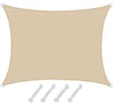 AMANKA Sonnensegel Beige UV-Schutz HDPE Bild 2