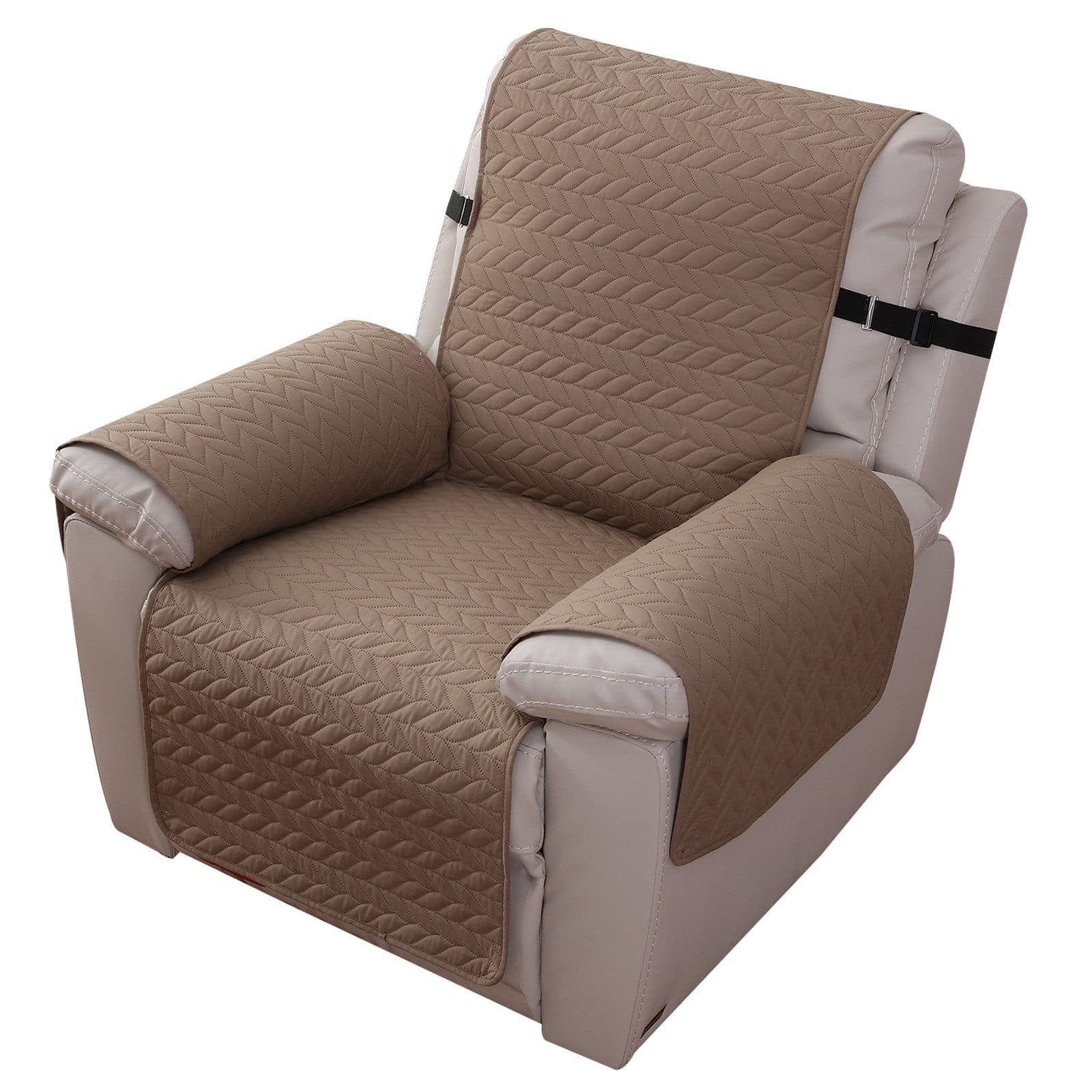 BTTO Sesselschoner Wasserdicht Gesteppt 1-Sitzer Braun - Bild 2