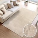 TT Home Teppich Kurzflor Beige Skandinavisch Unifarben Bild 2