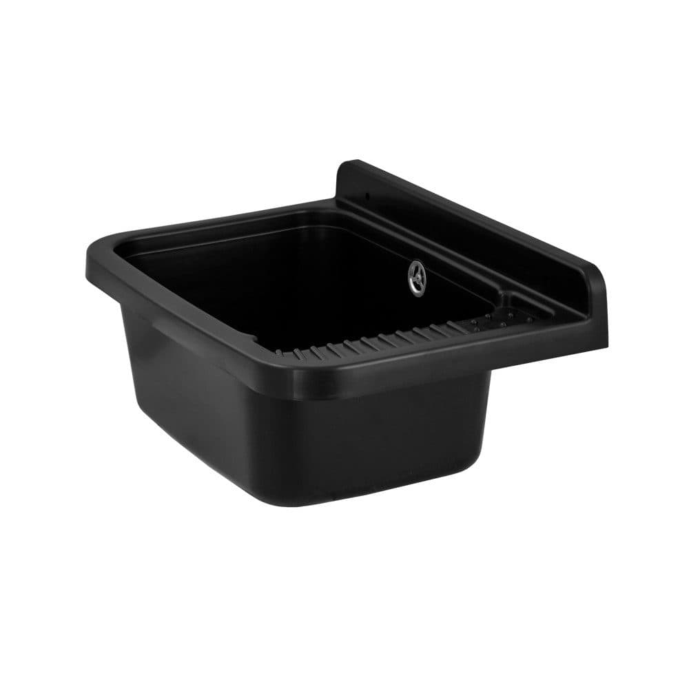 Lavre Waschbecken Gradia Kunststoff Spülbecken Schwarz - Bild 2