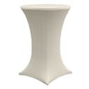 TRUTZHOLM Stehtischhusse Stretch Beige 80cm Bild 2