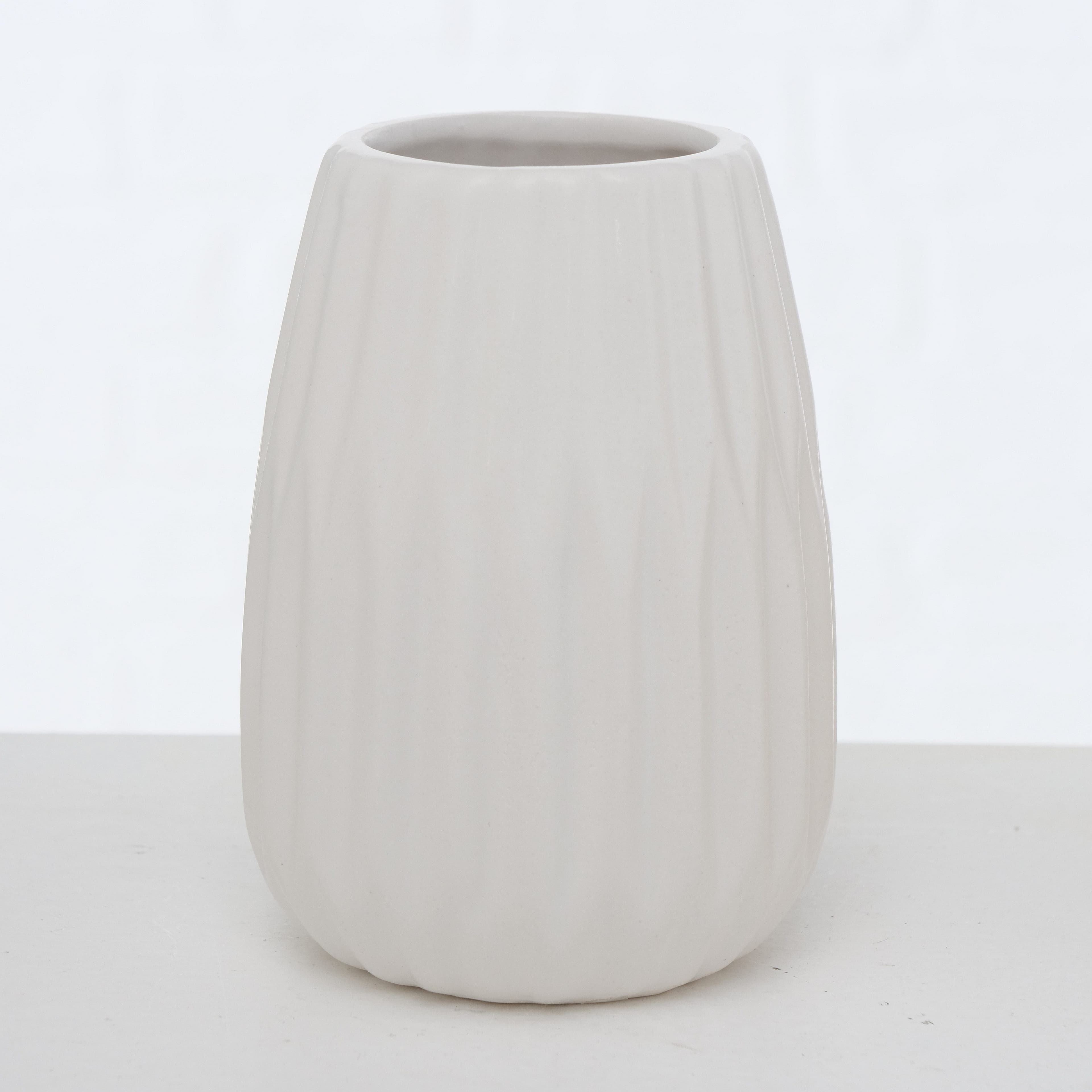 BOLTZE Tischvase Blumenvase 3er Set Gelb Schwarz Weiß Keramik