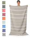 furora HOLIDAY Saunatuch 100x200 cm Braun Bio-Baumwolle Bild 2