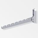 SO-TECH® OrgaTech Kleiderlüfter Grau Aluminium Klappbar Bild 2