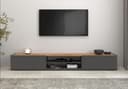 OTTO home Lowboard Garda TV-Kommode Barockstil Anthrazit Eiche Bild 2